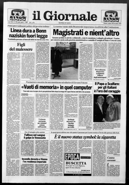 Il giornale : quotidiano del mattino